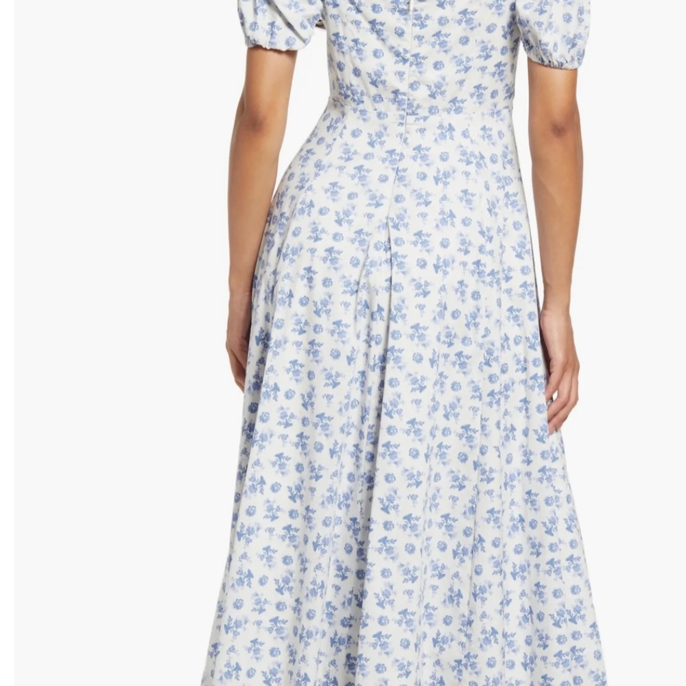 HOUSE OF CB Tallulah Puff Sleeve Midi Dress - Picture 2 of 9